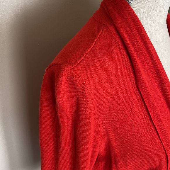 Talbots red lightweight sweater - Picture 3 of 11